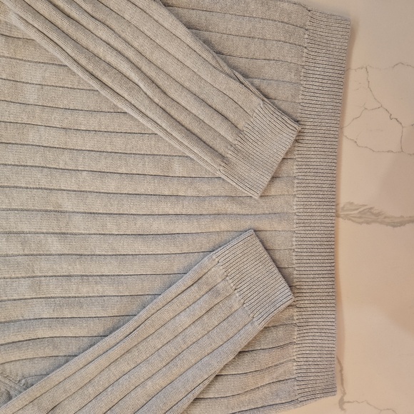 Chaps Mens V-Neck Cotton Knit Sweater Gray Size XL - Picture 3 of 8